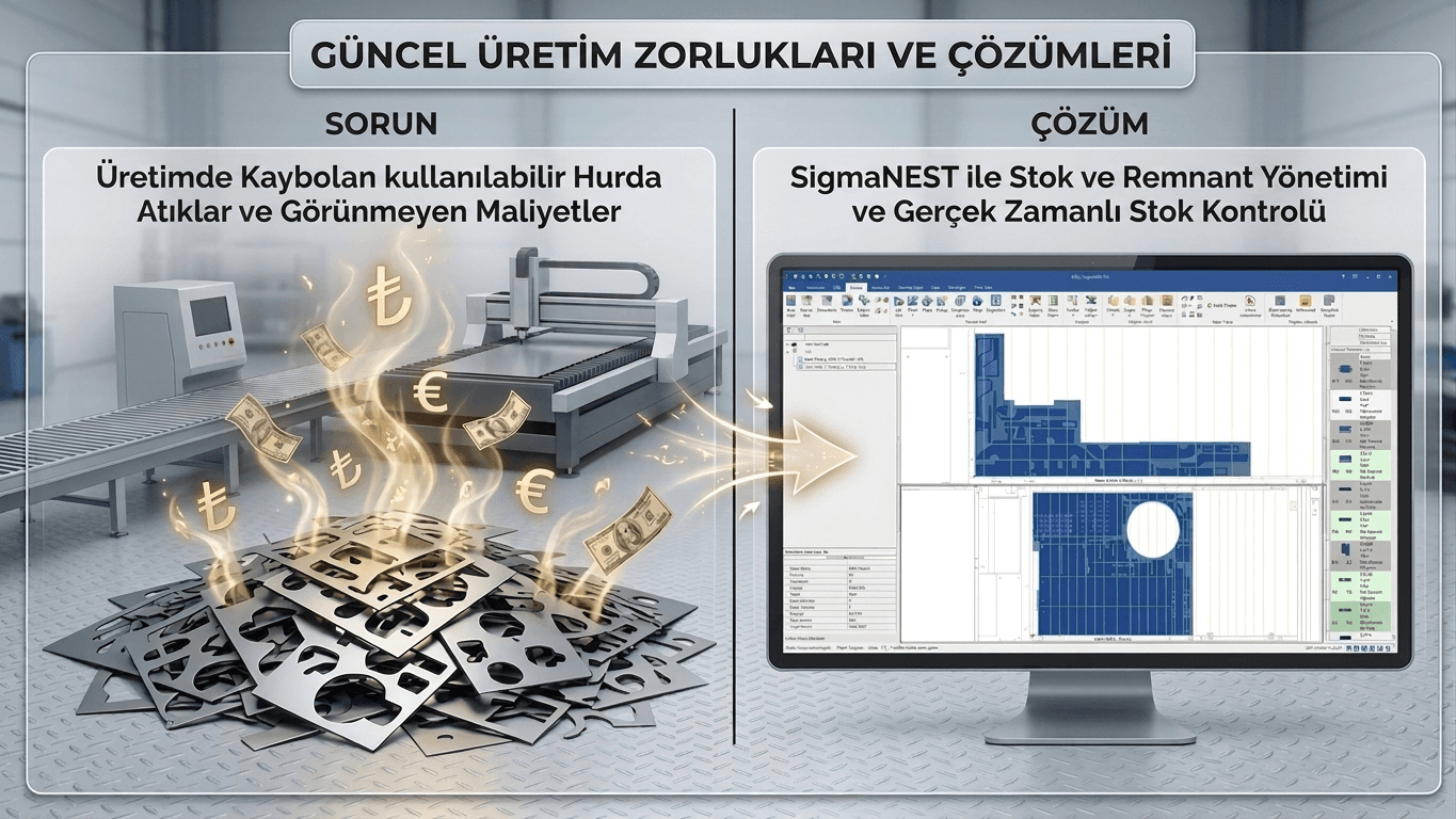 Sac Metal Üretiminde Kalıntı (Remnant) ve Stok Yönetimi: Fire Maliyetlerini Nasıl Düşürürsünüz?