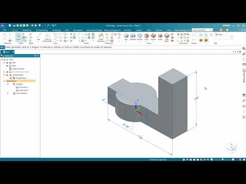 Solid Edge Senkron Teknoloji ile Parça Tasarımı Nasıl Yapılır?