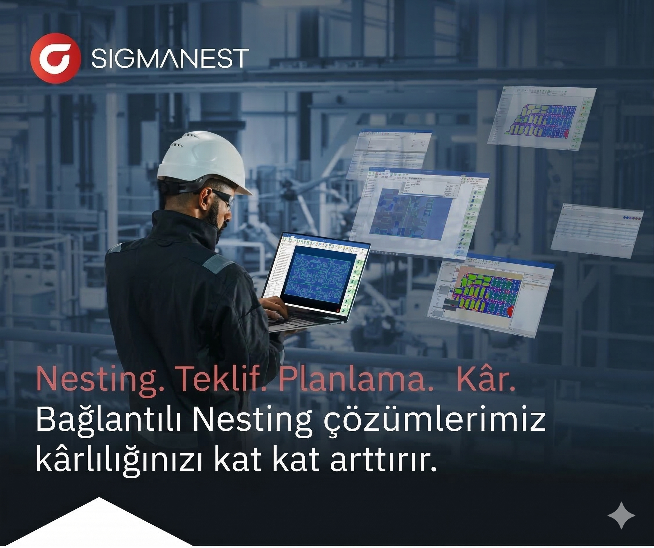 SigmaNEST Premium Arayüz